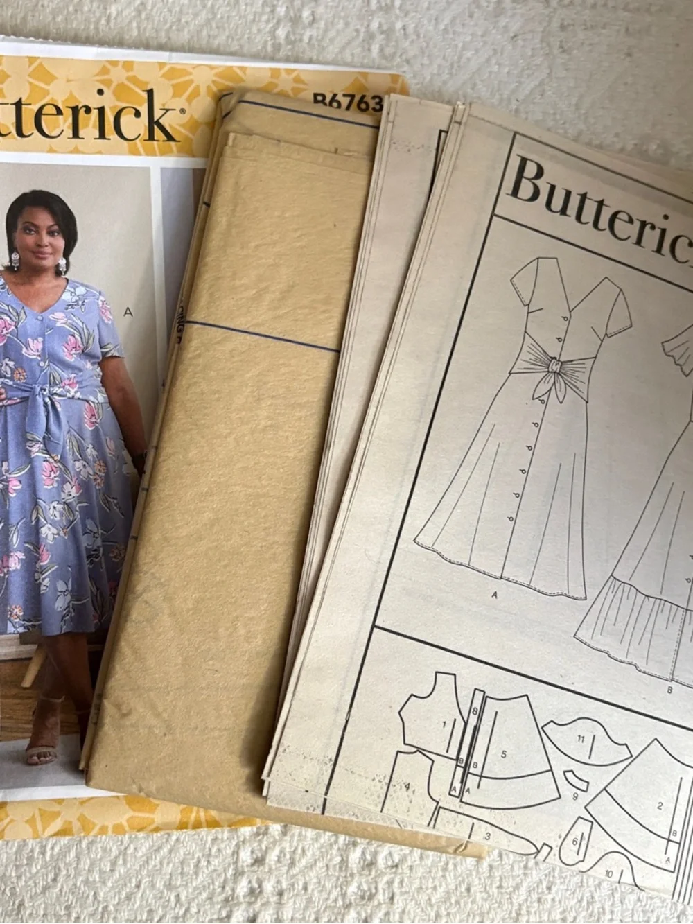 Butterick Pattern B6763 KK for Women’s Dresses